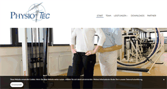 Desktop Screenshot of physiotec.net