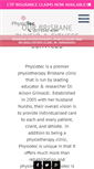 Mobile Screenshot of physiotec.com.au